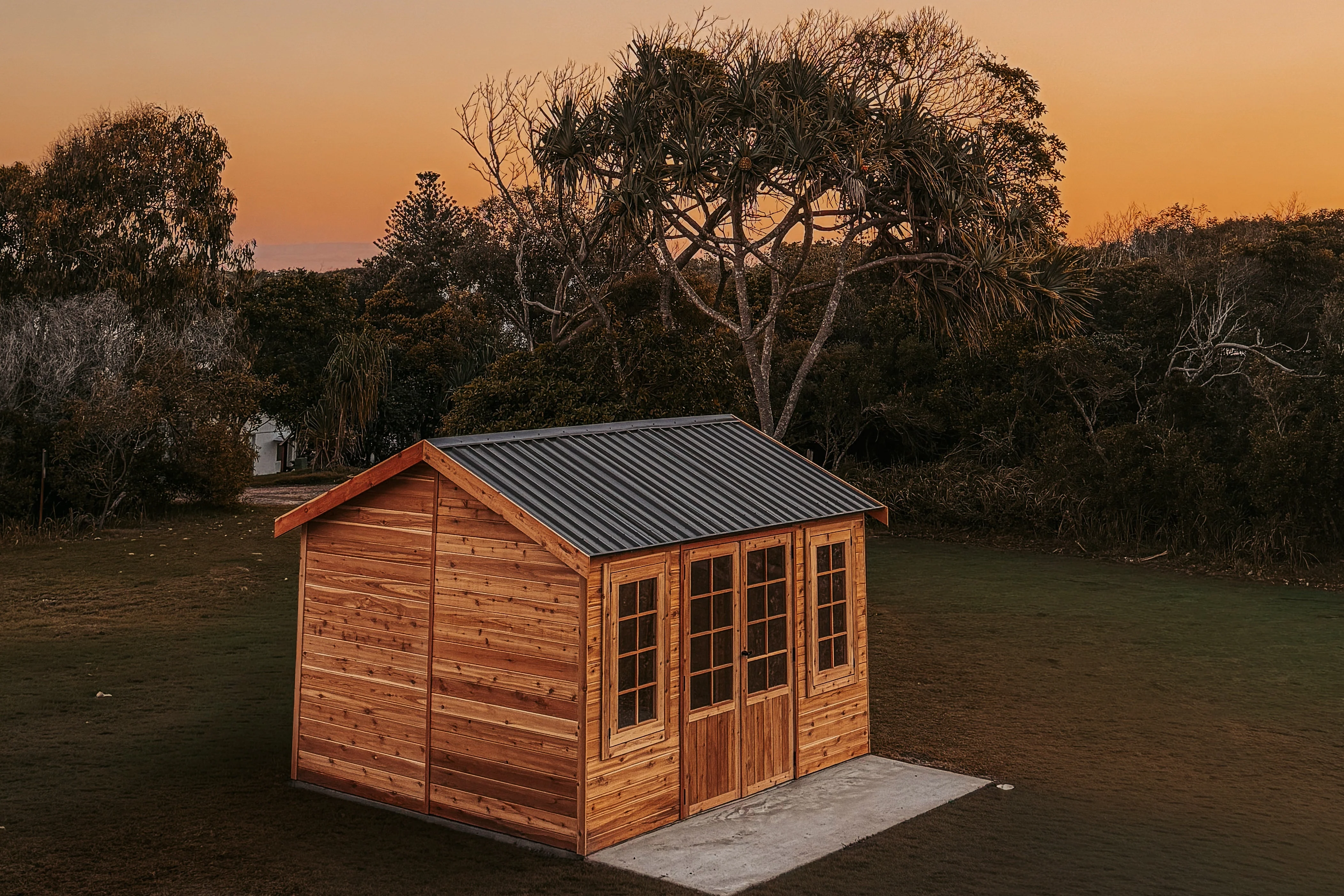 Jarrah 12x10 Cedar Timber Classic Studio - Image 5