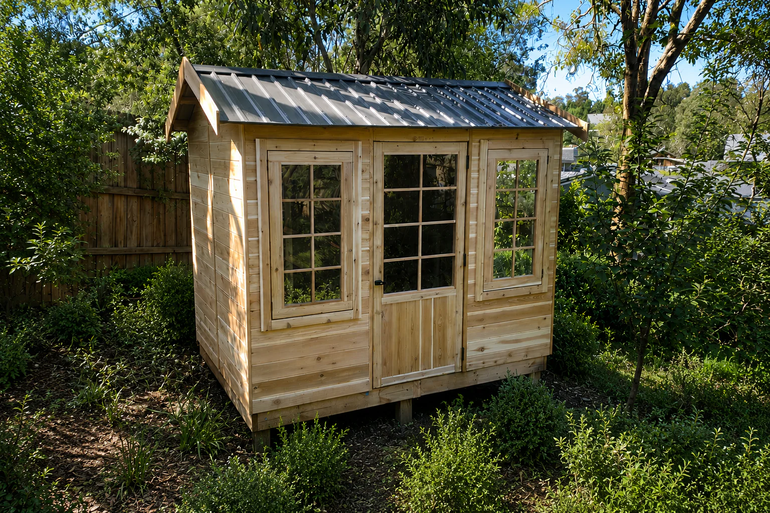 Peppertree 9x6 Cedar Timber Classic Studio