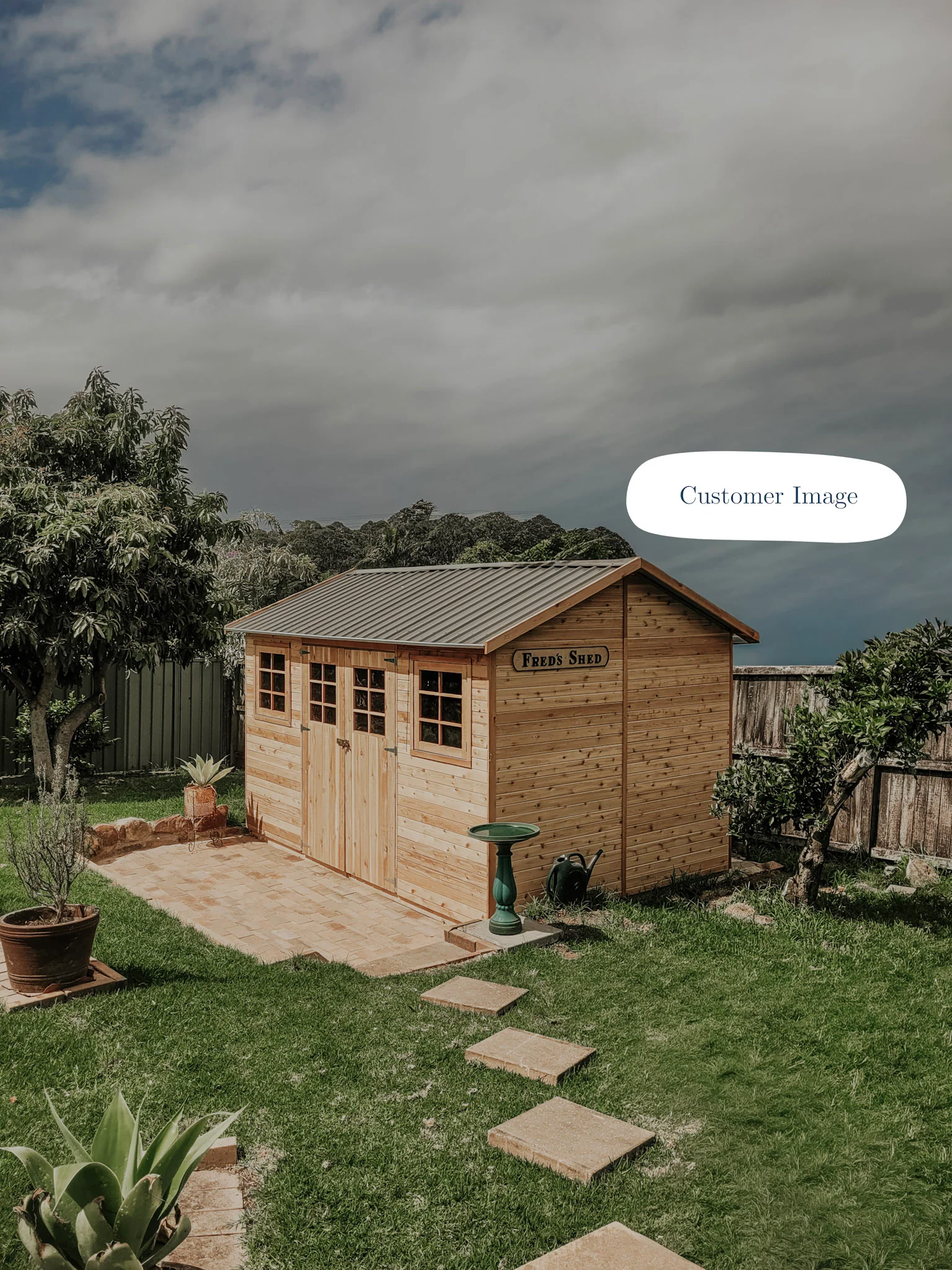 Willow 12x8 Cedar Timber Shed - Image 12